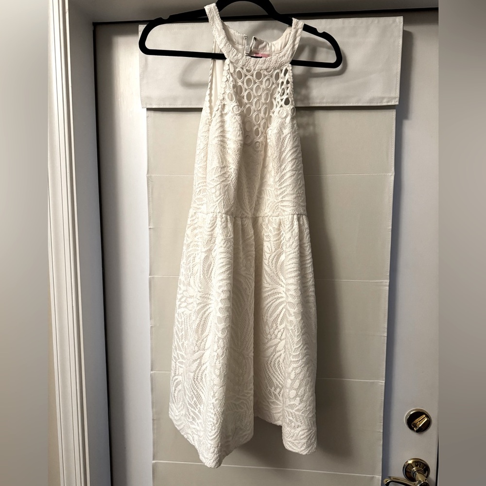 Lilly Pulitzer white lace dress size 6